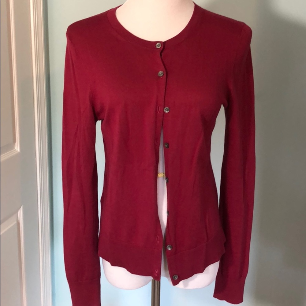 Raspberry Cardigan